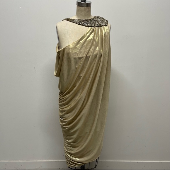 Gaurav Gupta gold dress - Picture 1 of 4